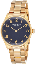 Akribos XXIV Niebieski/Stal w odcieniu złota Ø42 mm AK787YGBU