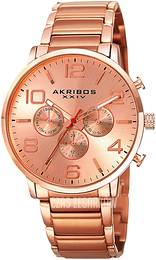 Akribos XXIV Multi-Function Różowe złoto/Stal w kolorze różowego złota Ø42 mm AK803RG