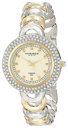 Akribos XXIV Diamond Żółte złoto/Stal w odcieniu złota Ø36 mm AK804TTG