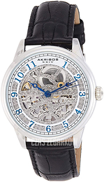 Akribos XXIV Biały/Skóra Ø40 mm AK807SS