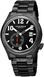 Akribos XXIV Czarny/Stal Ø42 mm AK830BK