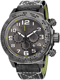 Akribos XXIV Szary/Skóra Ø50 mm AK842BK