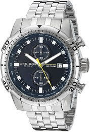 Akribos XXIV Niebieski/Stal Ø48 mm AK852SSBU