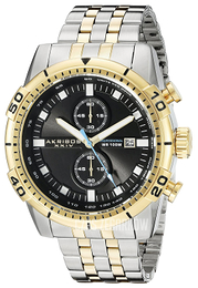 Akribos XXIV Chronograph Szary/Stal w odcieniu złota Ø48 mm AK852TTG