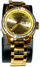 Akribos XXIV Classic Żółte złoto/Stal w odcieniu złota Ø42 mm AK893YG