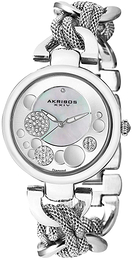 Akribos XXIV Diamond Srebrny/Stal Ø41 mm AK895SS-BX
