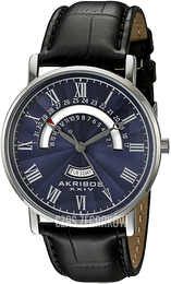 Akribos XXIV Niebieski/Skóra Ø40 mm AK898SSBU
