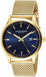 Akribos XXIV Niebieski/Stal w odcieniu złota Ø45.5 mm AK901YGBU