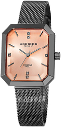Akribos XXIV Różowe złoto/Stal AK909GN