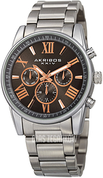 Akribos XXIV Szary/Stal Ø41 mm AK912SSGY