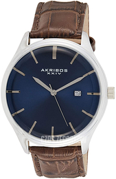 Akribos XXIV Classic Niebieski/Skóra Ø45 mm AK914SSBU