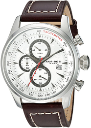 Akribos XXIV Biały/Skóra Ø46 mm AK915SS