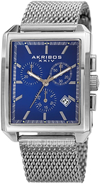 Akribos XXIV Classic Niebieski/Stal AK918SSBU
