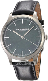Akribos XXIV Zielony/Skóra Ø42 mm AK937BKGN
