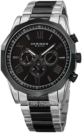 Akribos XXIV Multi-Function Czarny/Stal Ø48 mm AK940TTB