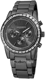 Akribos XXIV Czarny/Stal Ø41 mm AK943GN