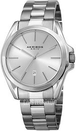 Akribos XXIV Srebrny/Stal Ø43 mm AK948SS