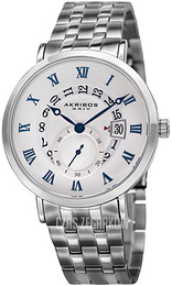 Akribos XXIV Dress Srebrny/Stal Ø42 mm AK949SS