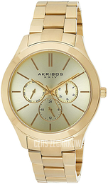Akribos XXIV Szampański/Stal w odcieniu złota Ø42 mm AK952YG