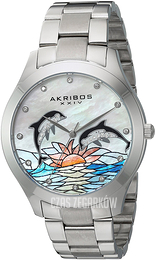 Akribos XXIV Wielokolorowy/Stal Ø42 mm AK953DSS