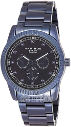 Akribos XXIV Czarny/Stal Ø41 mm AK958BU