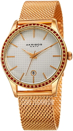 Akribos XXIV Biały/Stal w odcieniu złota Ø38 mm AK967YG