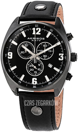 Akribos XXIV Classic Czarny/Skóra Ø43 mm AK969BK