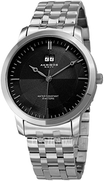 Akribos XXIV Czarny/Stal Ø44 mm AK997SSB