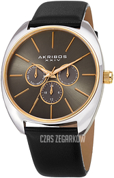 Akribos XXIV Multi-Function Szary/Skóra Ø43 mm AK998BKG