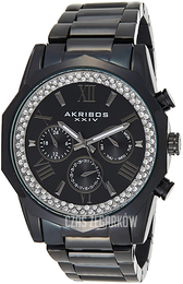 Akribos XXIV Multi-Function Czarny/Stal Ø40 mm AK999BK