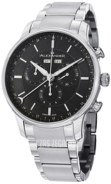 Alexander Statesman Czarny/Stal Ø42 mm A101B.02