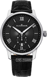 Alexander Statesman Czarny/Skóra Ø42 mm A102-02
