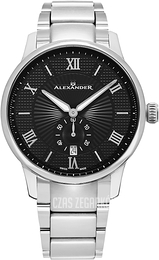 Alexander Statesman Czarny/Stal Ø42 mm A102B-02