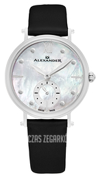 Alexander Monarch Biały/Satyna Ø34 mm A201-01