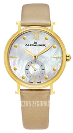Alexander Monarch Biały/Satyna Ø34 mm A201-02