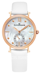 Alexander Monarch Biały/Satyna Ø34 mm A201-03