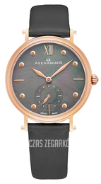 Alexander Monarch Czarny/Satyna Ø34 mm A201-04