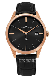 Alexander Heroic Czarny/Skóra Ø40 mm A911-05