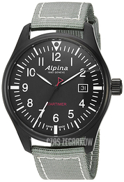 Alpina Startimer Czarny/Tkanina Ø42 mm AL-240B4FBS6