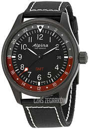 Alpina Startimer Czarny/Tkanina Ø42 mm AL-247BR4FBS6