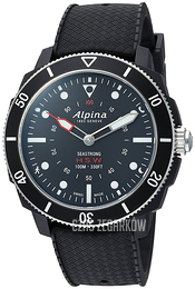 Alpina Horological Smartwatch Czarny/Guma Ø44 mm AL-282LBB4V6