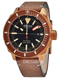 Alpina Seastrong Czarny/Guma Ø44 mm AL-525LBBR4V4