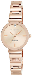 Anne Klein Diamond Różowe złoto/Stal w kolorze różowego złota Ø28 mm AK/2434RGRG