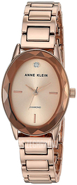 Anne Klein Diamond Różowe złoto/Stal w kolorze różowego złota Ø24 mm AK/3496RGRG