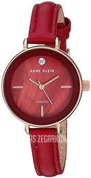 Anne Klein Diamond Czerwony/Skóra Ø30 mm AK/3508RGBY