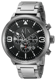 Armani Exchange ATLC Czarny/Stal Ø49 mm AX1369