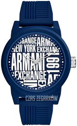 Armani Exchange Atlc Niebieski/Guma Ø46 mm AX1444