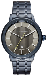 Armani Exchange Szary/Stal Ø46 mm AX1458