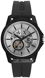 Armani Exchange Banks Srebrny/Guma Ø44 mm AX1726