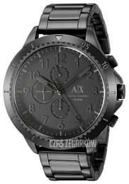 Armani Exchange Romulous Czarny/Stal Ø50 mm AX1751